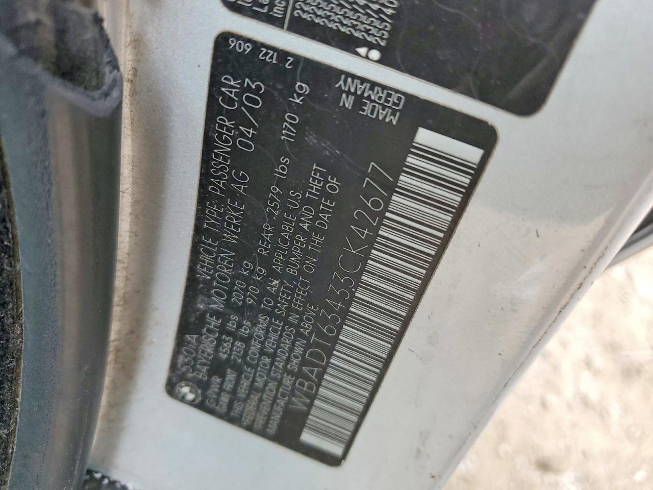 2003 BMW 530 i Automatic