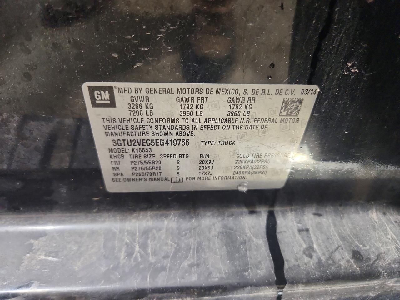 2014 GMC Sierra K1500 SLT