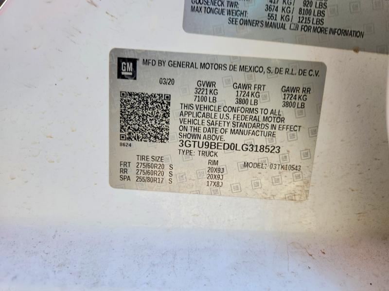 2020 GMC Sierra K1500 SLE