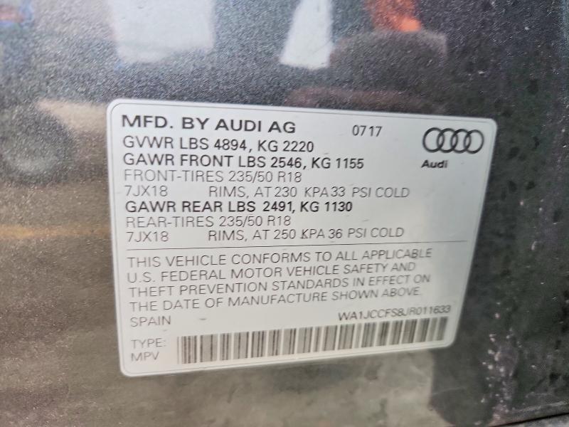 2018 Audi Q3 Premium Plus