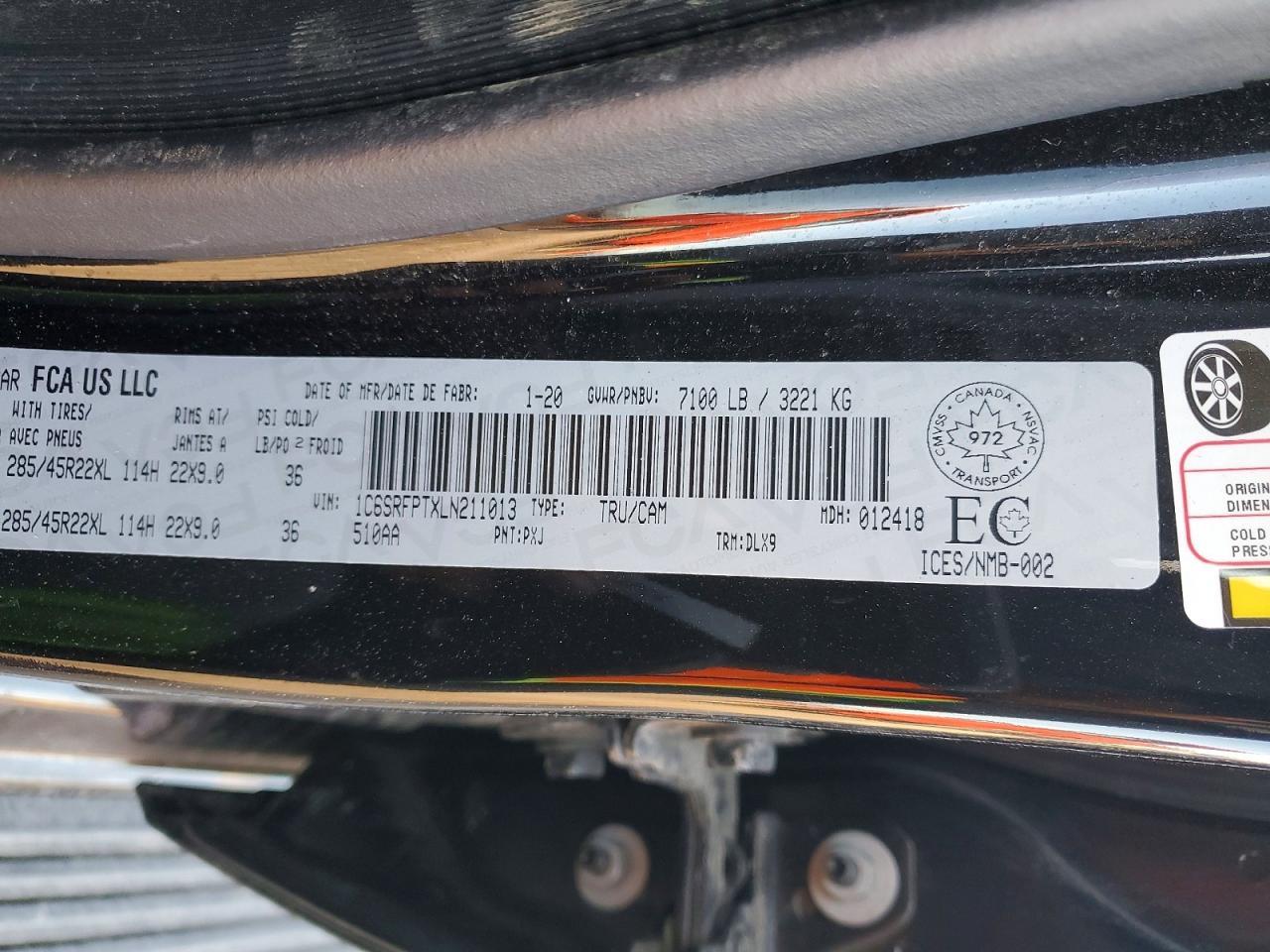 2020 Dodge RAM 1500 Limited