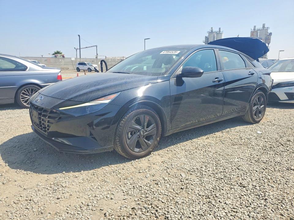 2021 Hyundai Elantra Hybrid Blue