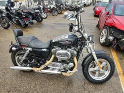 Salvage motorcycles for sale at Moraine, OH auction: 2014 Harley-Davidson XL1200 C