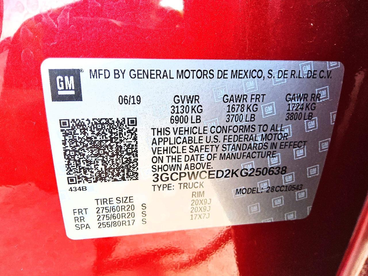 2019 Chevrolet Silverado C1500 LT