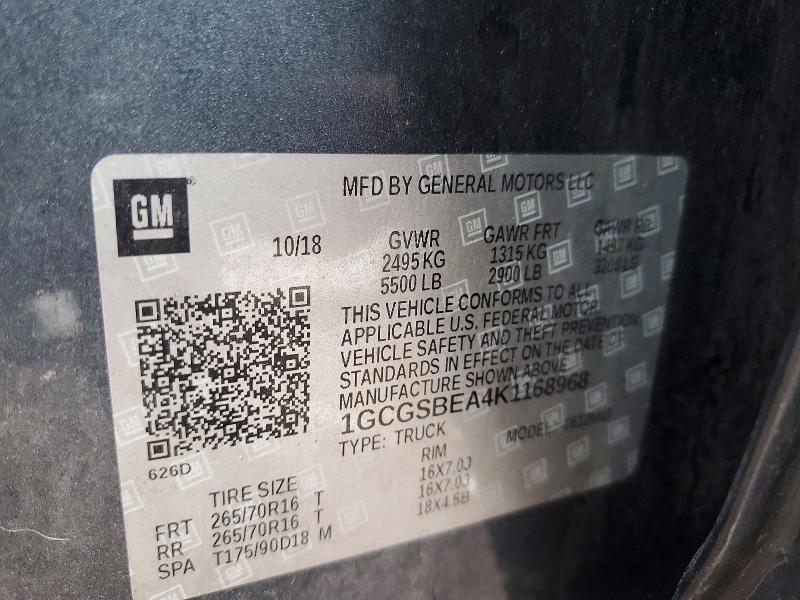 2019 Chevrolet Colorado