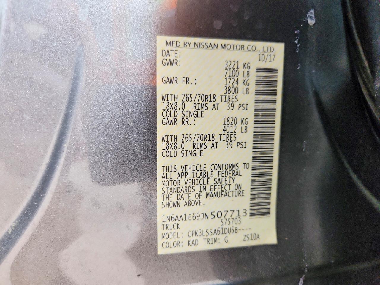 2018 Nissan Titan SV