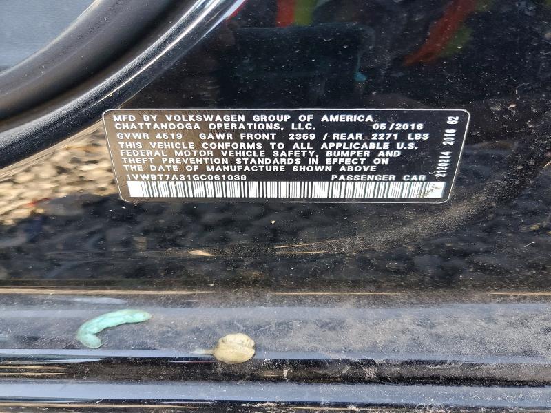 2016 Volkswagen Passat se