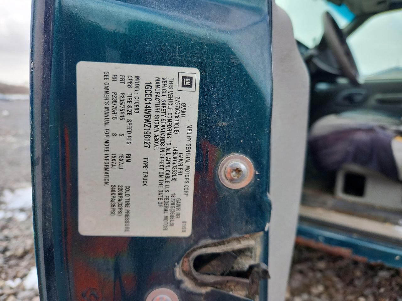 1998 Chevrolet GMT-400 C1500