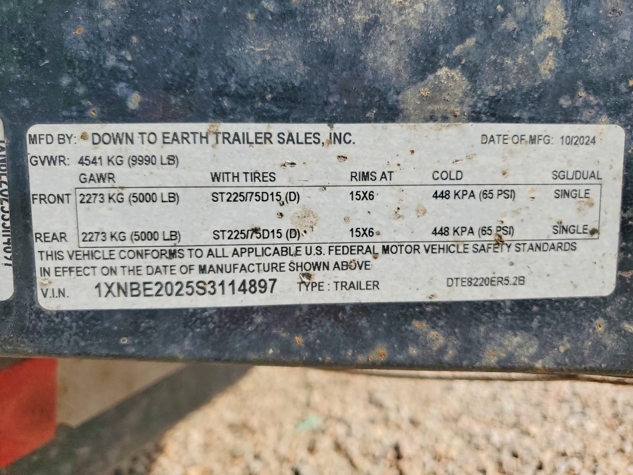 2025 Down 2 Earth Bumper Pull Heavy Duty Dump