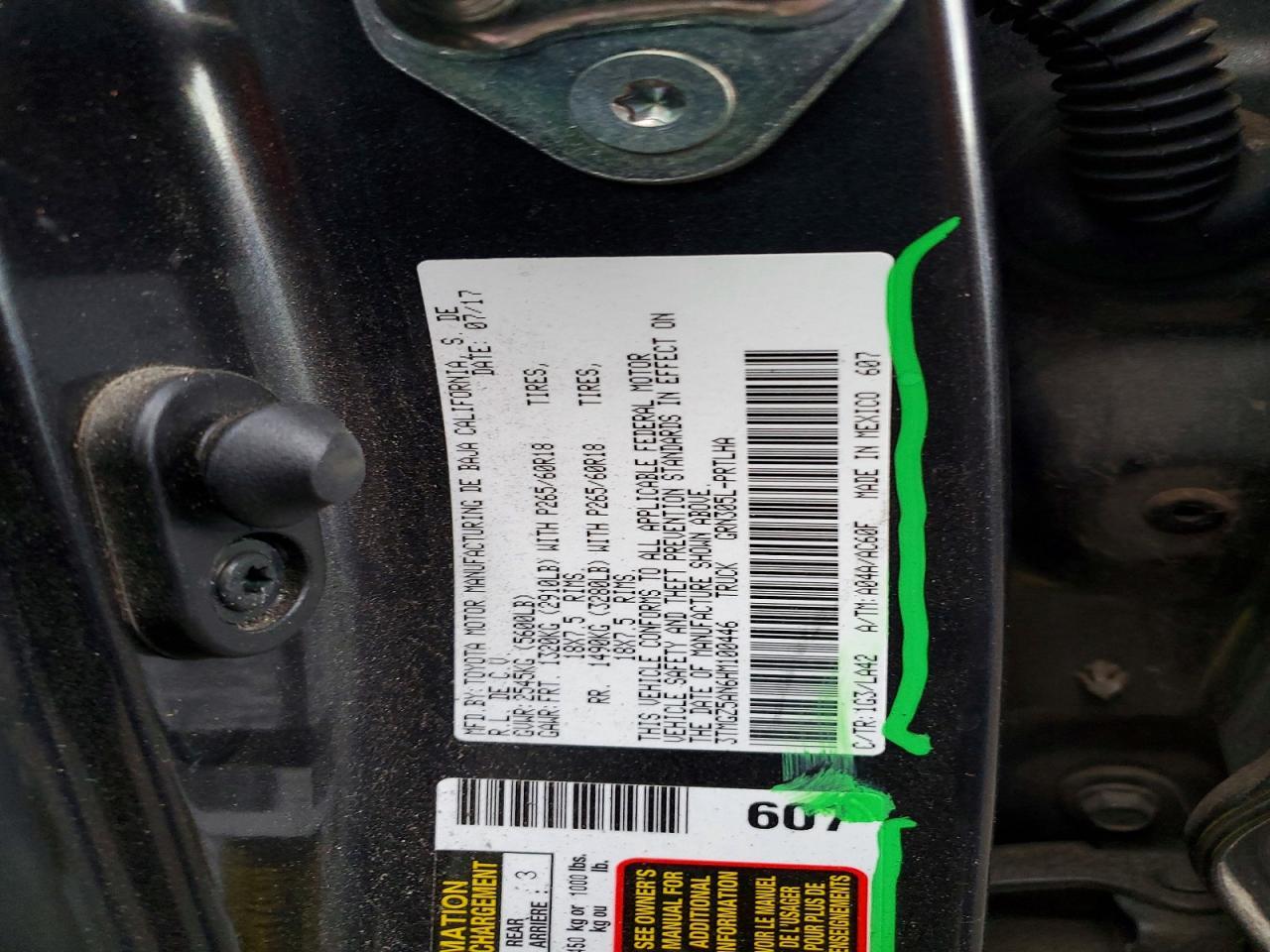 2017 Toyota Tacoma Limited