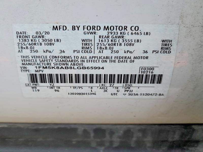 2020 Ford Explorer Police Interceptor