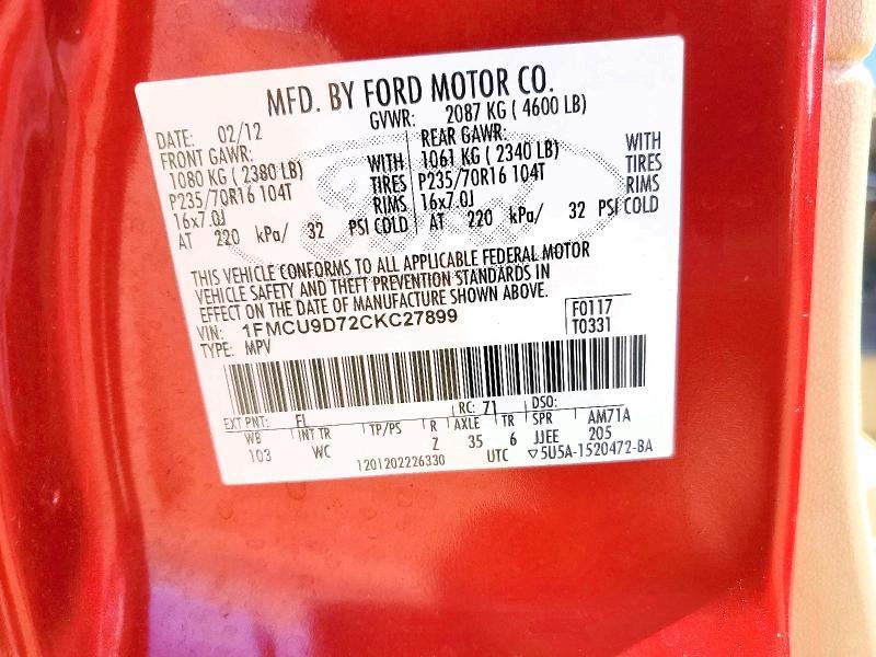 2012 Ford Escape xlt