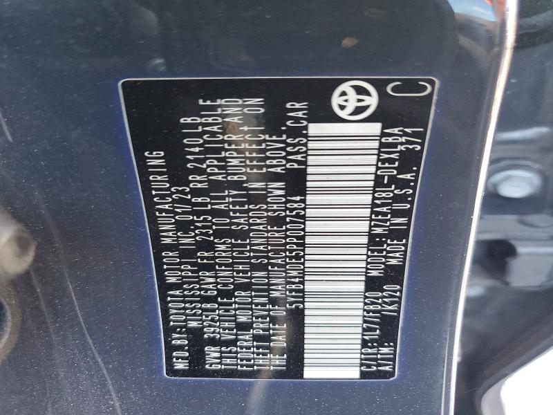 2023 Toyota Corolla le