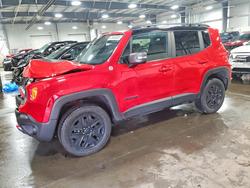 Jeep salvage cars for sale: 2018 Jeep Renegade Trailhawk