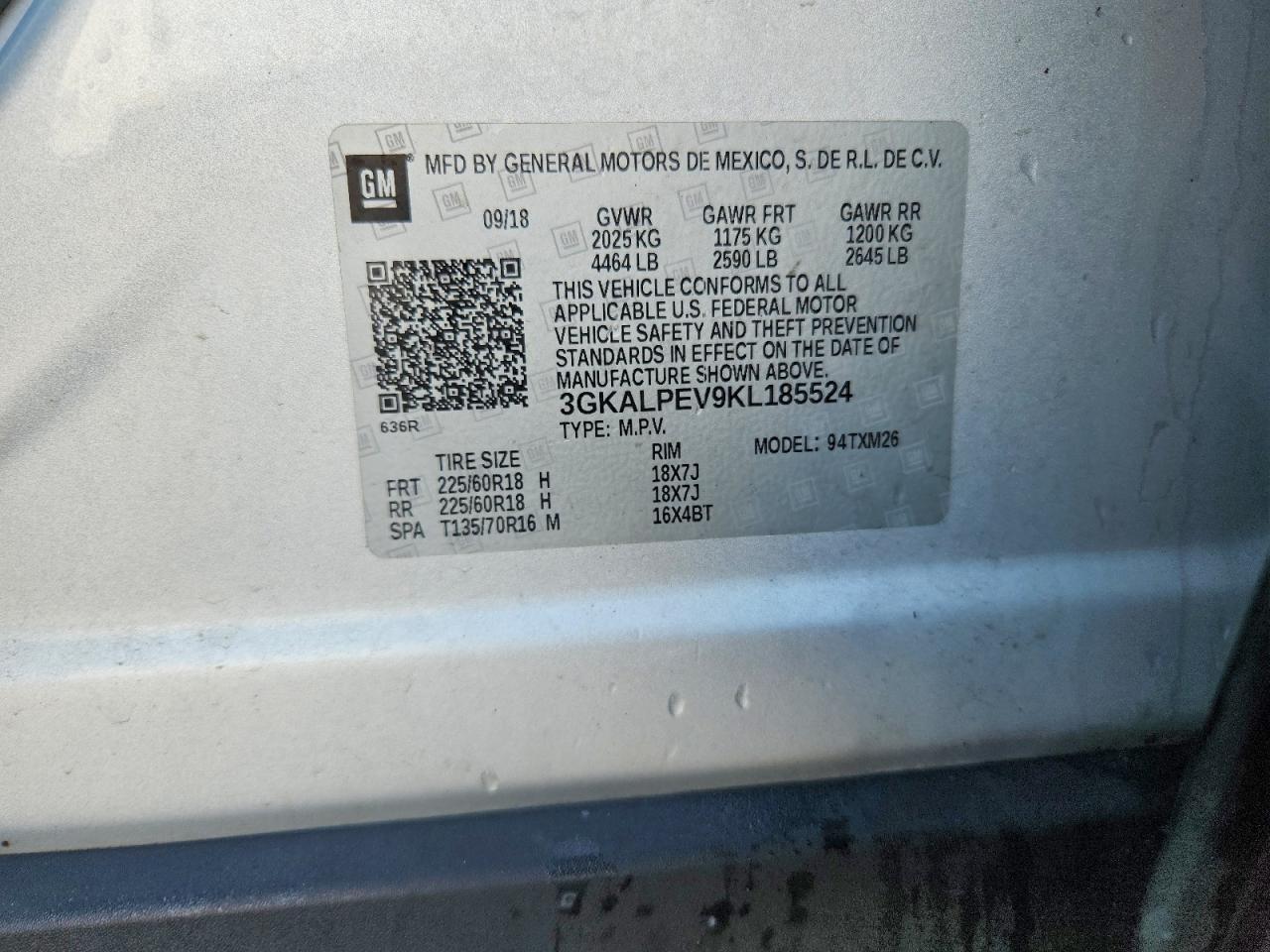 2019 GMC Terrain slt