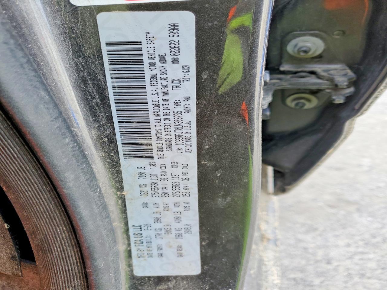 2020 Dodge 1500 Laramie