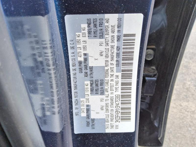 2025 Mazda 3 Select Sport