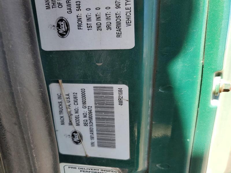 2017 Mack 600 CXU600