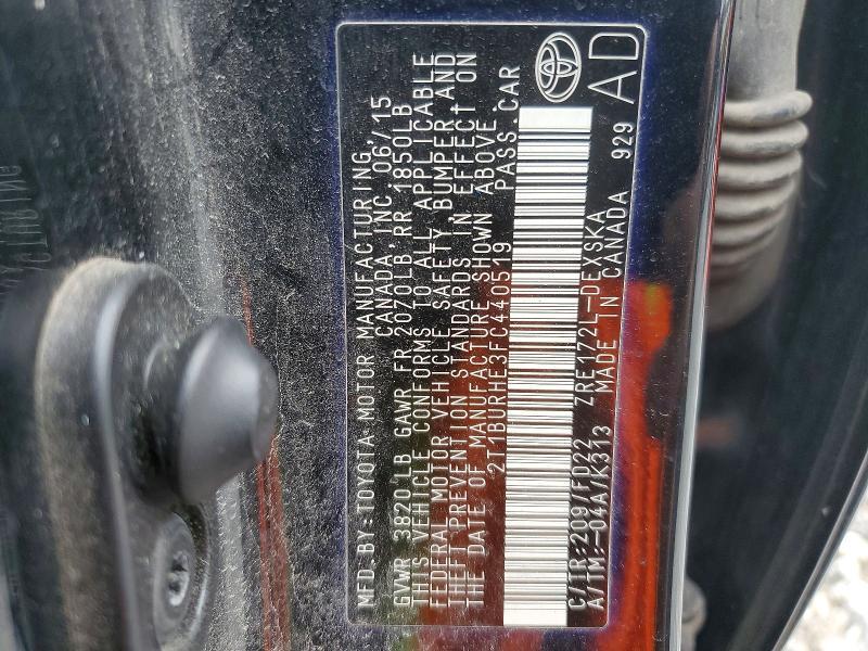 2015 Toyota Corolla s Plus