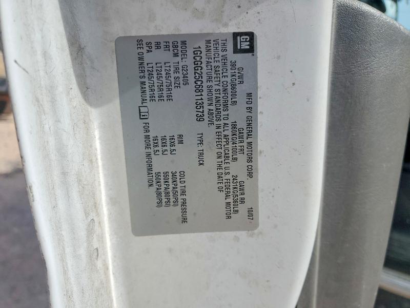 2008 Chev Rolet Express 2500 Cargo Delivery van