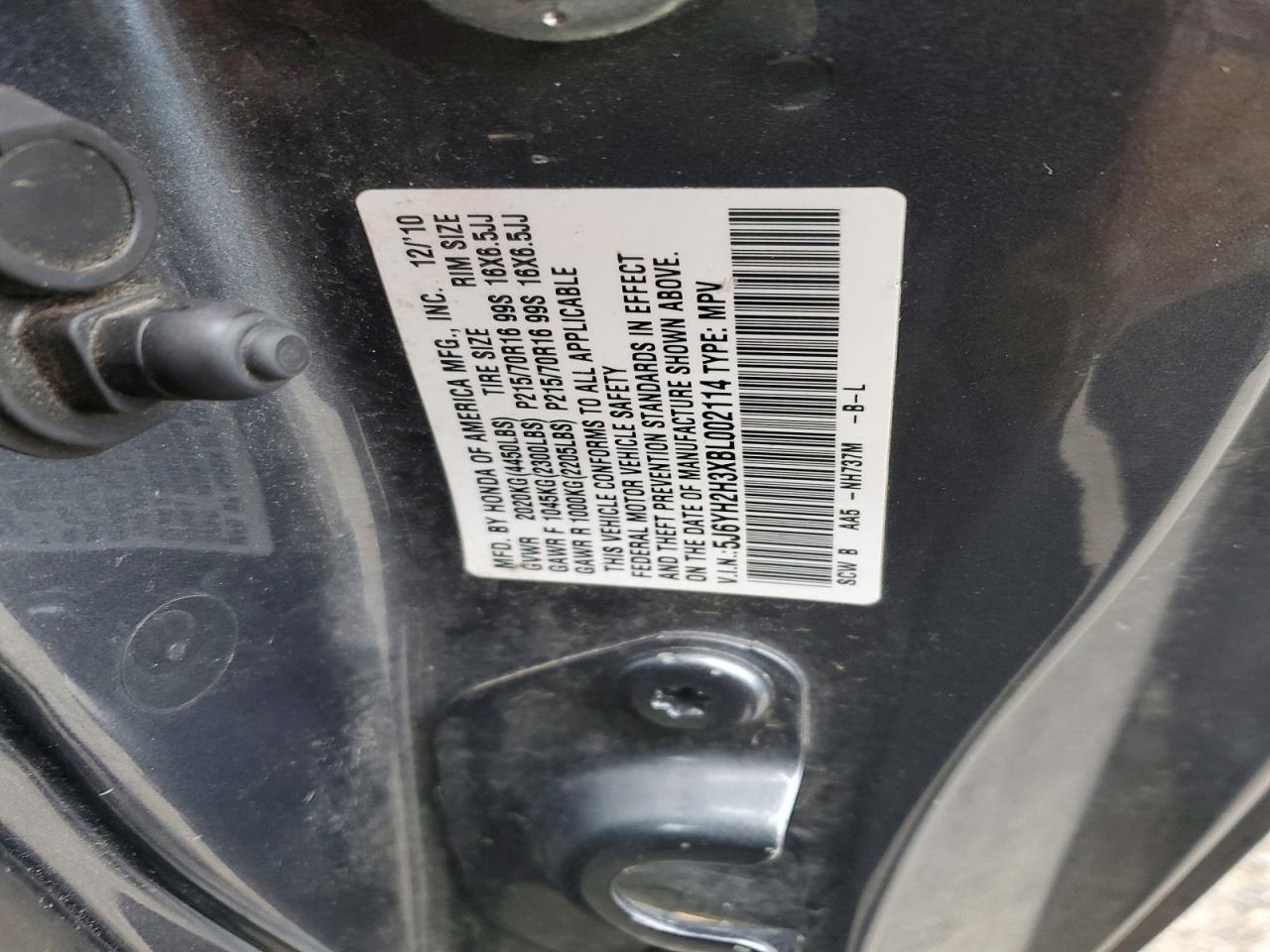 2011 Honda Element lx