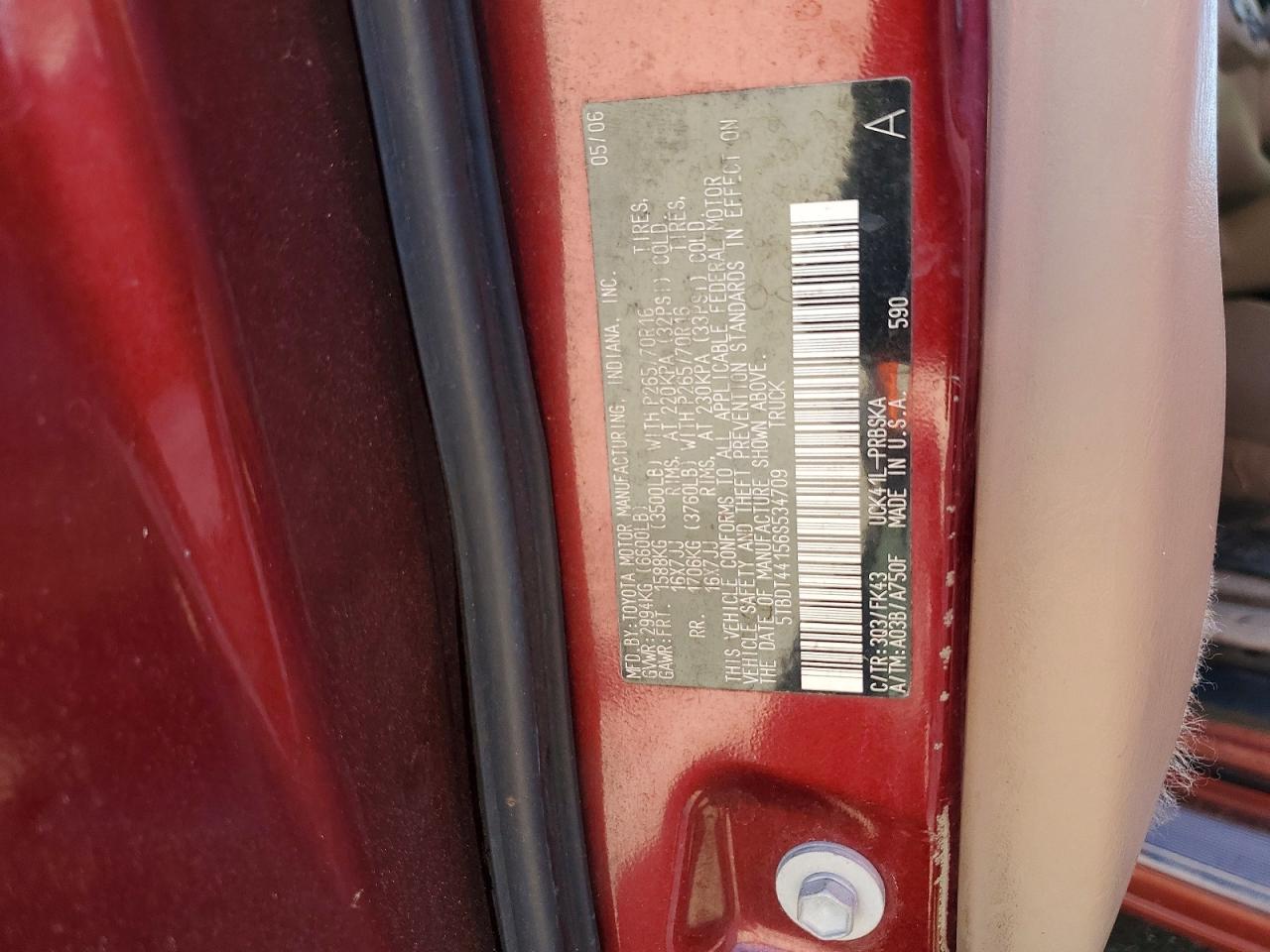 2006 Toyota Tundra SR5