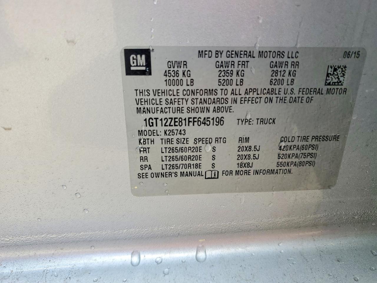 2015 GMC Sierra K2500 SLT