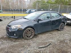 Salvage cars for sale from Copart Waldorf, MD: 2016 Toyota Corolla s Special Edition