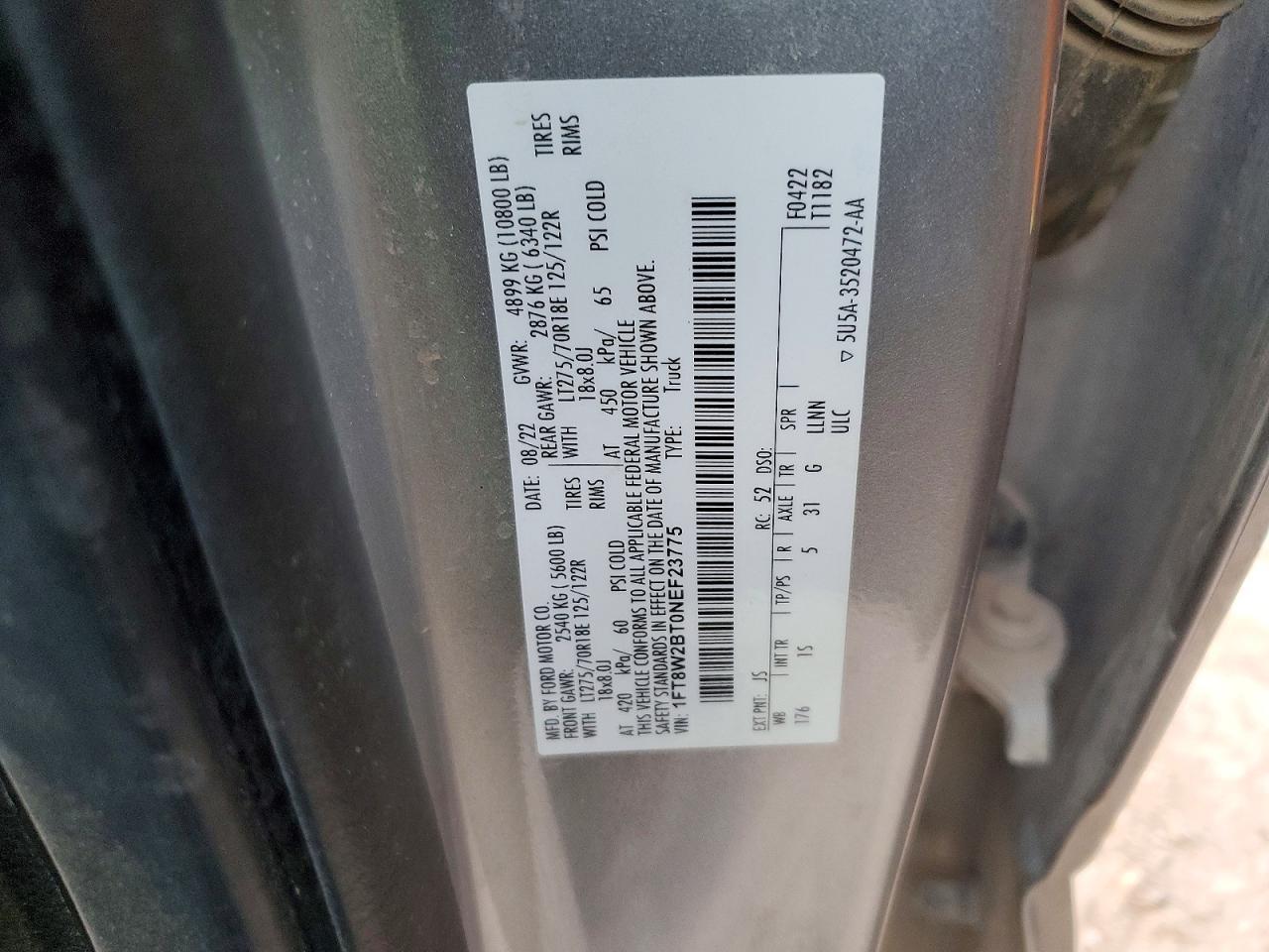 2022 Ford F250 Super Duty