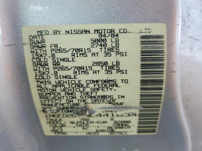 2004 Nissan Frontier XE-V6 Desert Runner