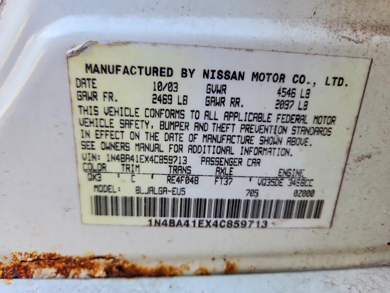 2004 Nissan Maxima 3.5 se