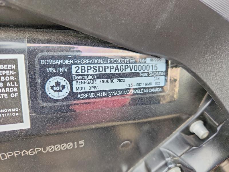2023 Skidoo Renegade Enduro 900