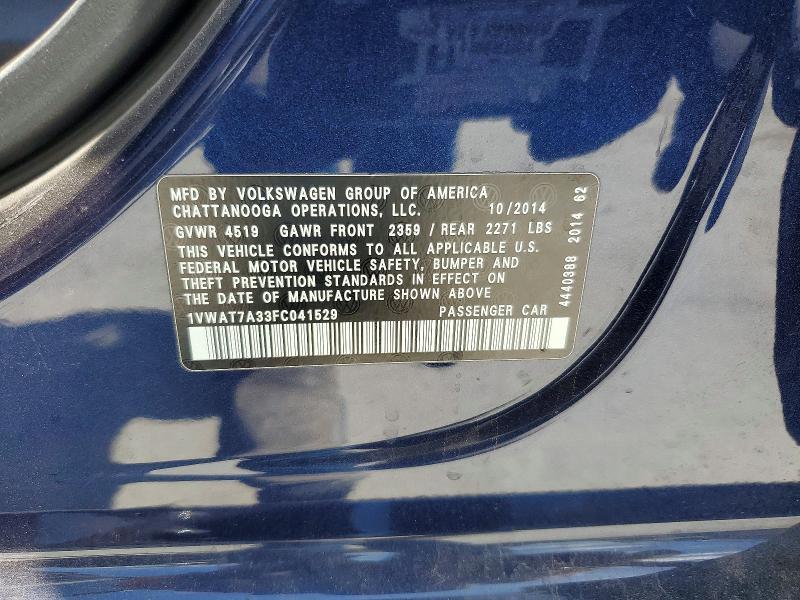 2015 Volkswagen Passat s