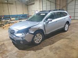Salvage cars for sale from Copart Woodhaven, MI: 2017 Subaru Outback 2.5i Premium