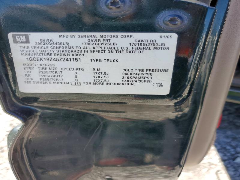 2005 Chevrolet Silverado K1500