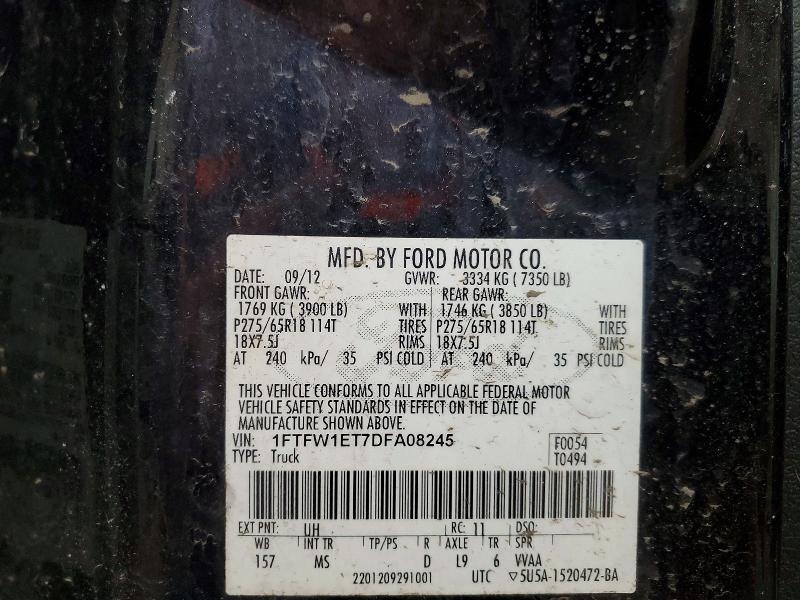 2013 Ford F150 Supercrew