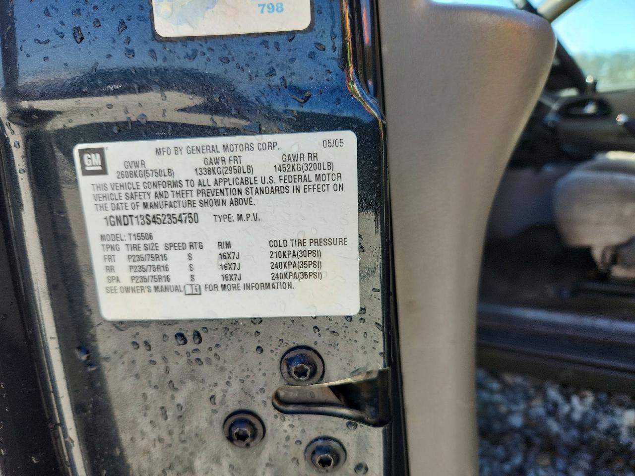 2005 Chevrolet Trailblazer ls