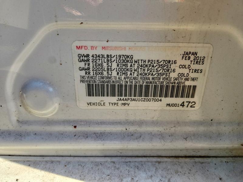 2012 Mitsubishi Outlander Sport es