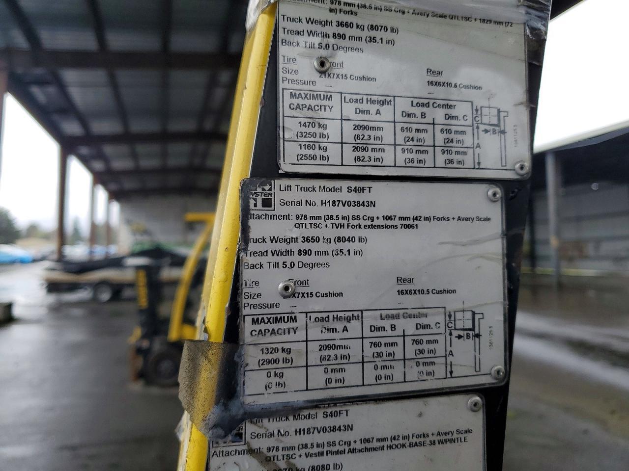 2016 Hyster S40FT Forklift