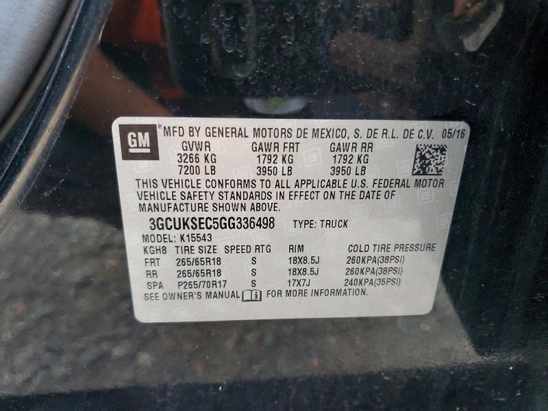 2016 Chevrolet Silverado K1500 LTZ