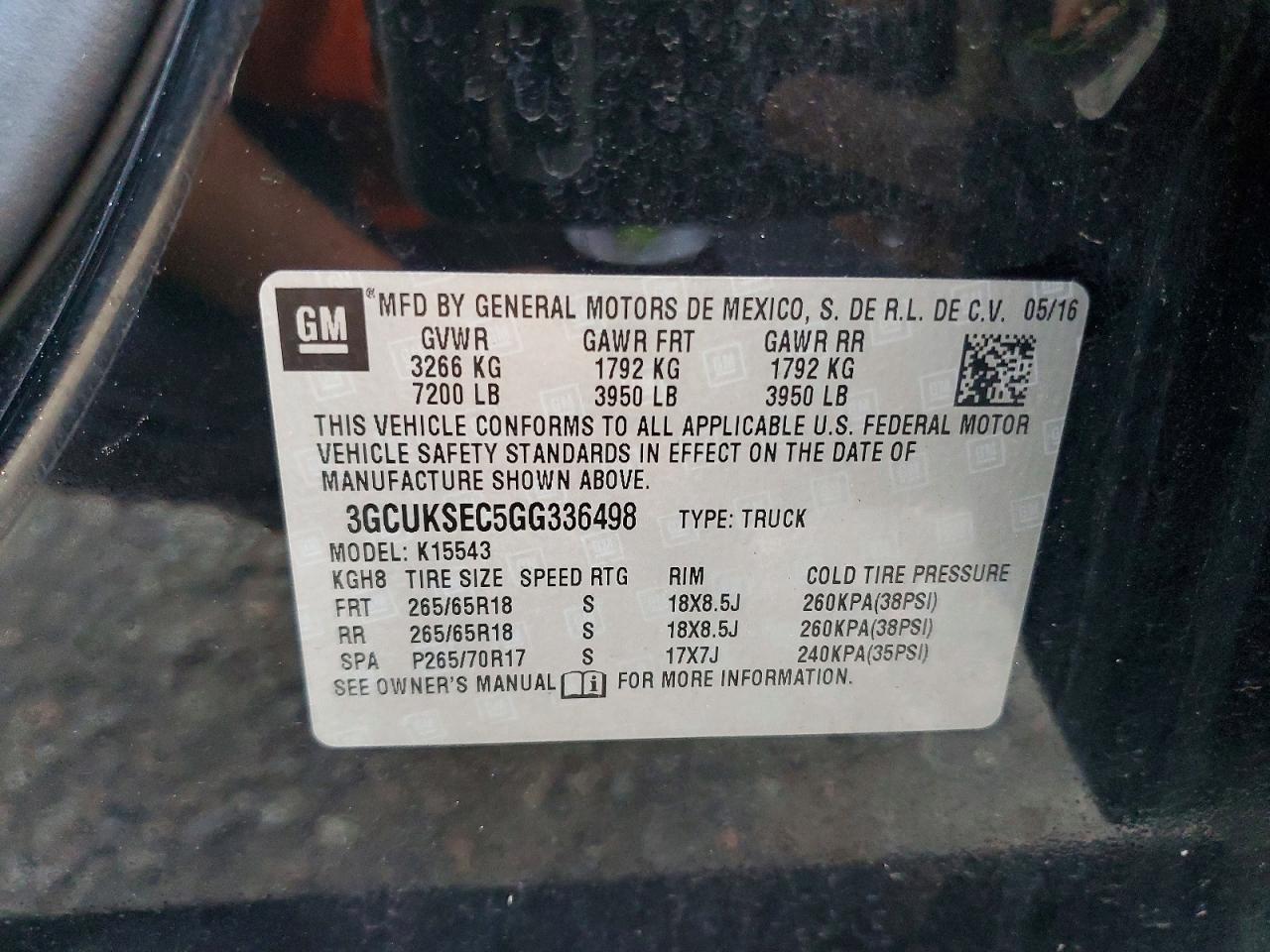 2016 Chevrolet Silverado K1500 LTZ