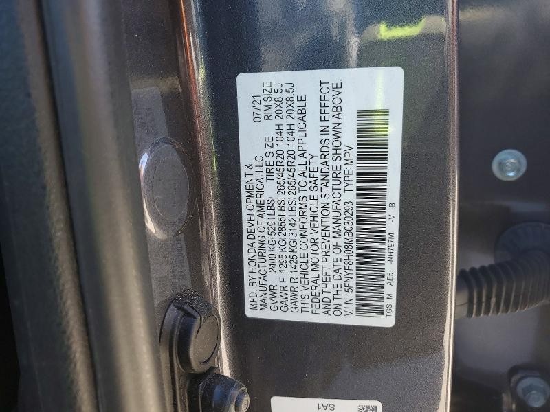 2021 Honda Passport Elite