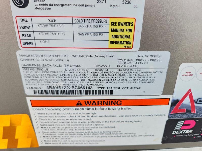 2024 Interstate Enclosed Cargo Trailer