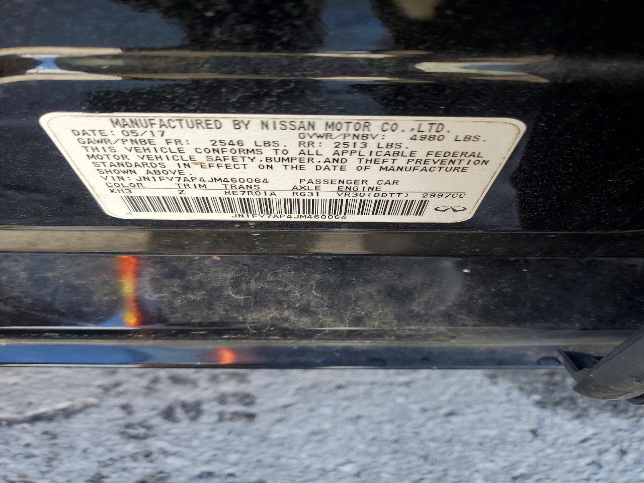 2018 Infiniti Q50 red Sport 400