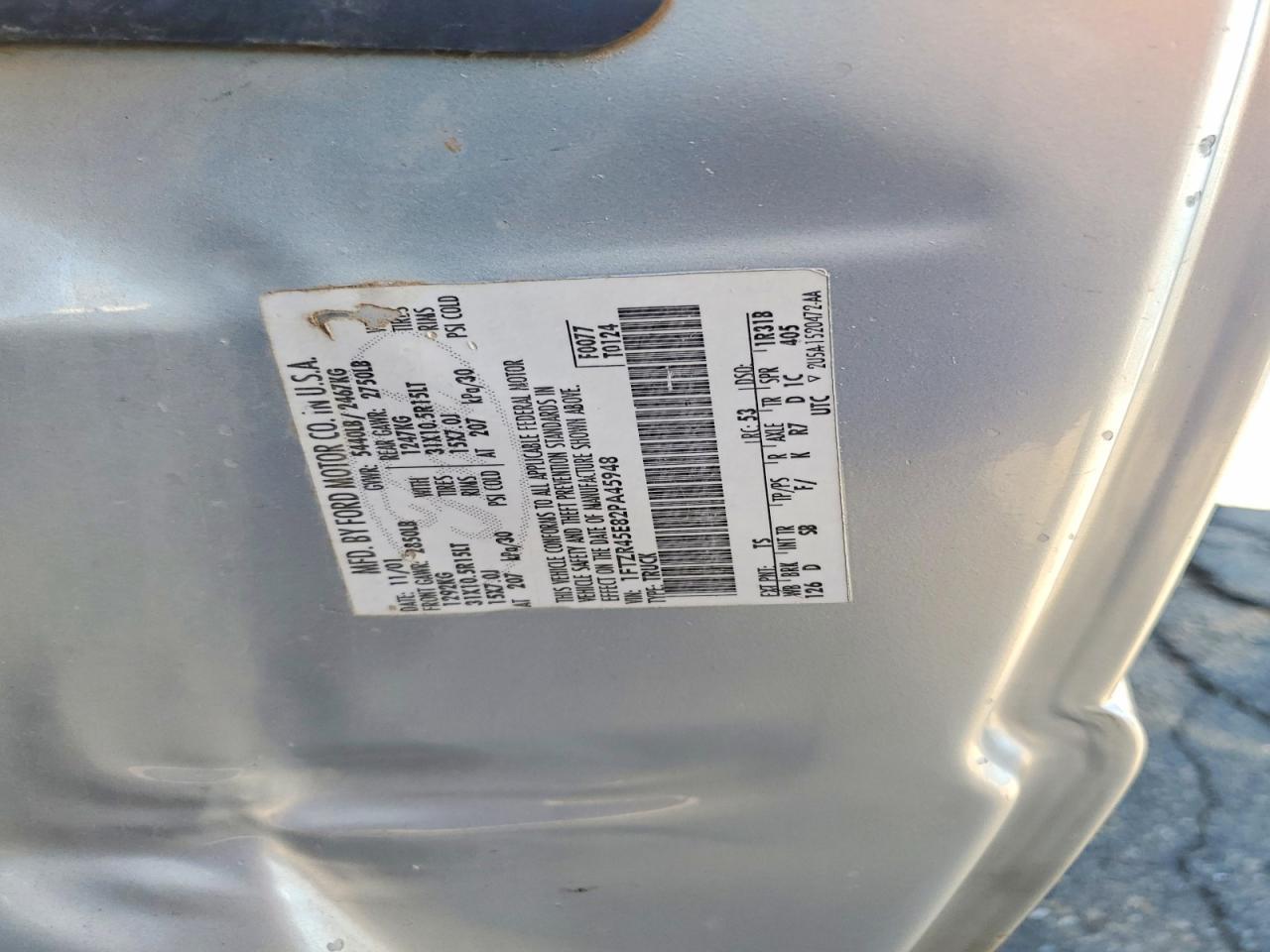 2002 Ford Ranger Super cab