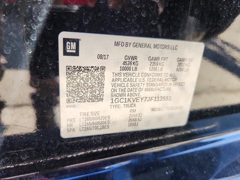 2018 Chevrolet Silverado K2500 Heavy Duty LT