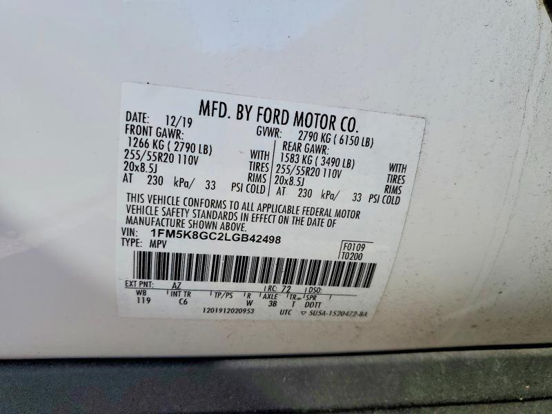 2020 Ford Explorer st
