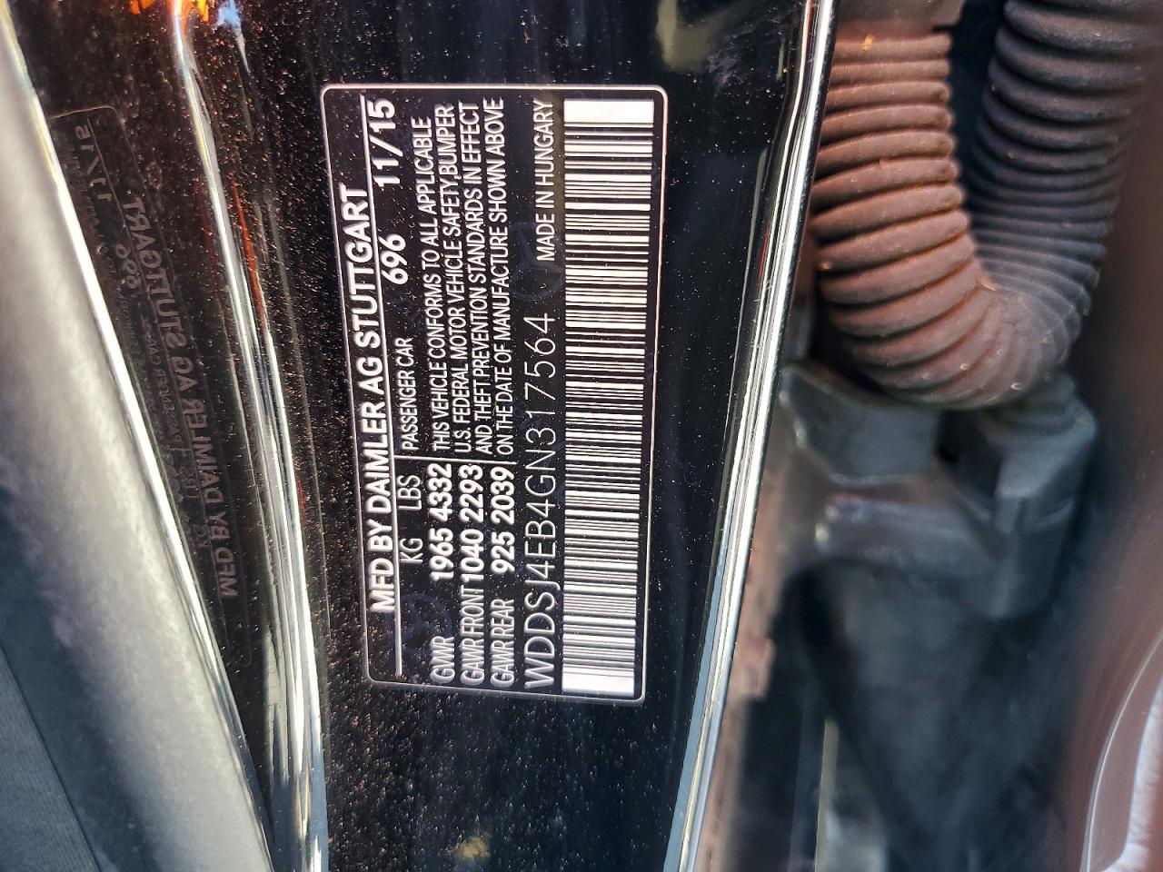 2016 Mercedes-Benz Cla 250