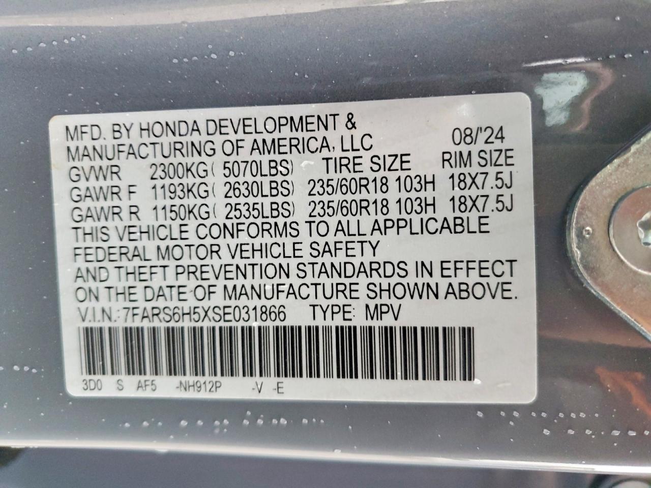 2025 Honda Cr-v Sport