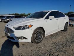 Ford salvage cars for sale: 2017 Ford Fusion Titanium